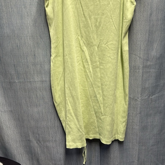 Noisy may Green Ruched Asymmetrical dress size XL - Picture 9 of 9